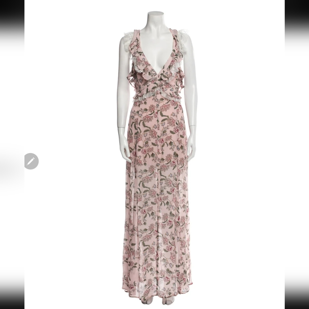 🍋For Love & Lemons Bee Balm Maxi Dress - Picture 12 of 16